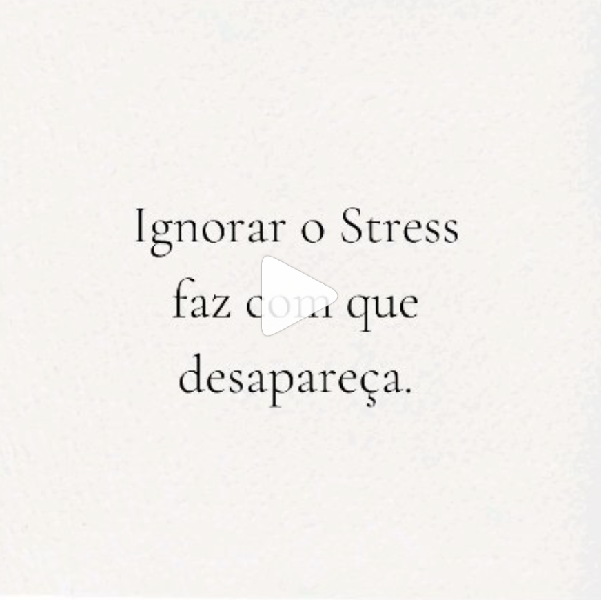 Ignorar o Stress Faz Com Que Desapareça?